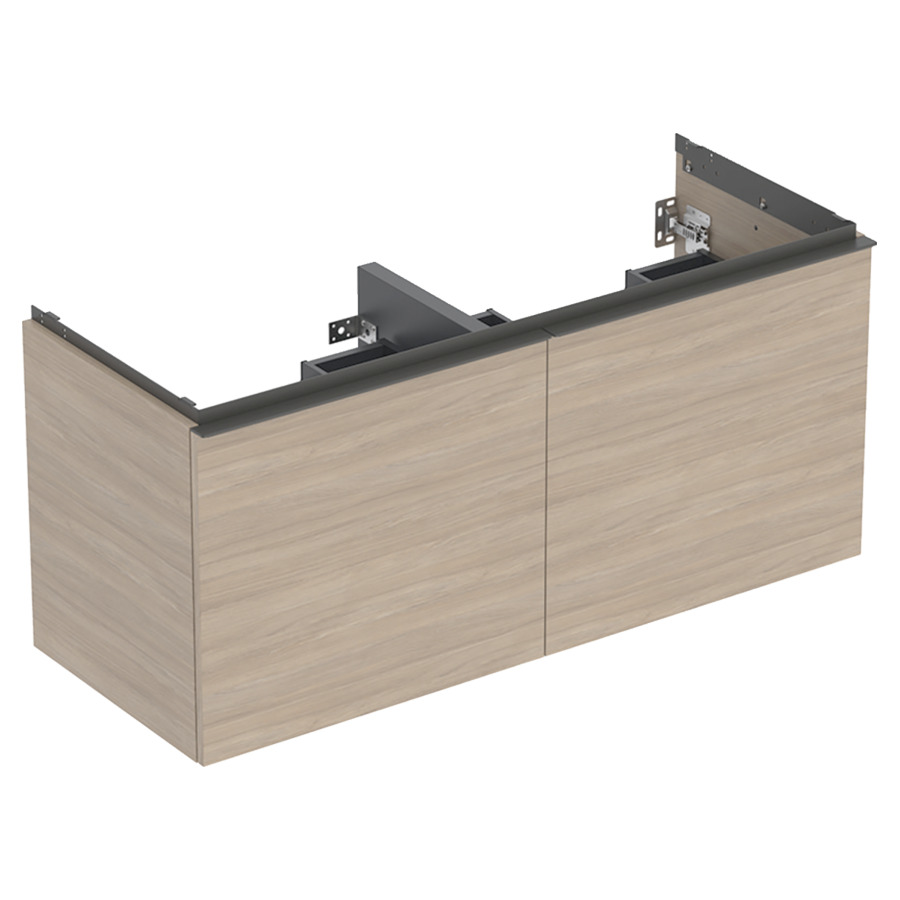 Élément inférieur ACANTO
118,4 x 54,1 x 47,5 cm
2 éléments à chacun 1 tiroir
pour lavabo 120 cm