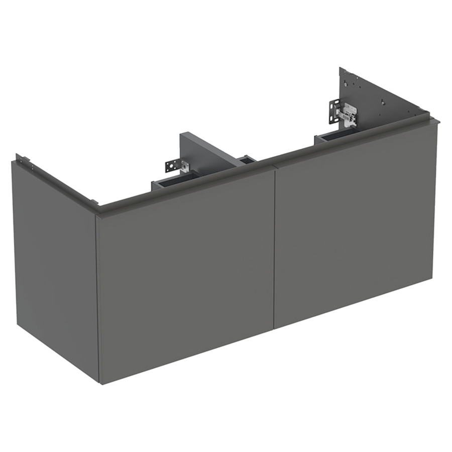 Élément inférieur ACANTO
118,4 x 54,1 x 47,5 cm
2 éléments à chacun 1 tiroir
pour lavabo 120 cm