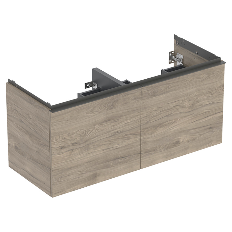 Élément inférieur ACANTO
118,4 x 54,1 x 47,5 cm
2 éléments à chacun 1 tiroir
pour lavabo 120 cm