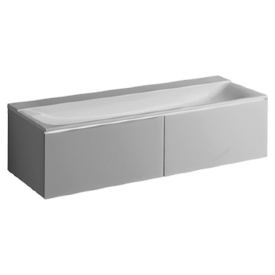 Élément inférieur XENO²
139,5 x 35,0 x 47,3 cm
2 éléments à chacune 1 tiroir
éclairage LED, 6400 K
pour lavabo double 211 522