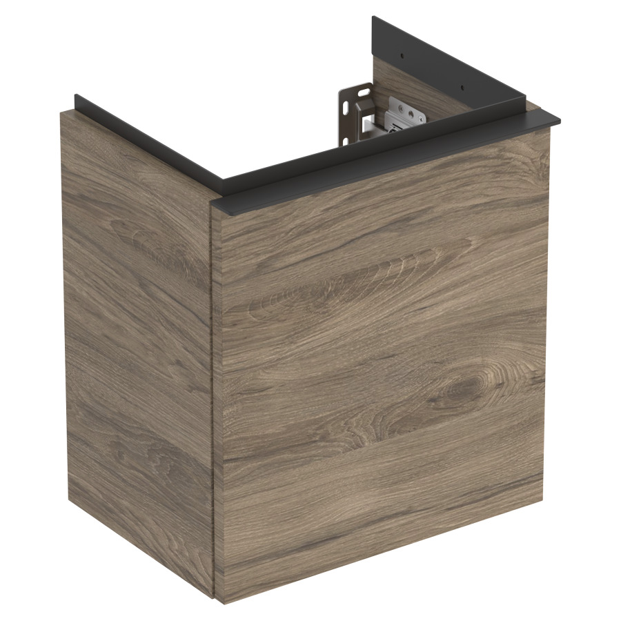 Élement inférieur ICON
37,0 x 41,5 x 27,9 cm
armoire de tablette, 1 porte
charnières à gauche
poignée: lava/revêtu par
poudre mat