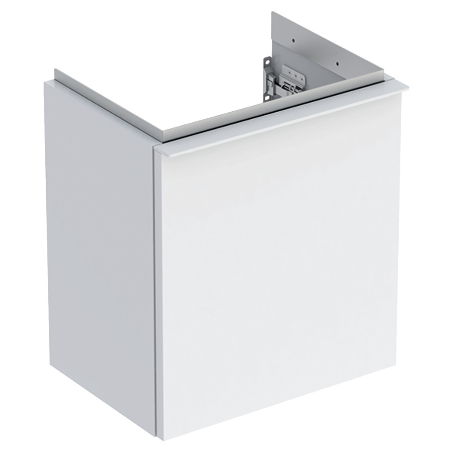 Élement inférieur ICON
37,0 x 41,5 x 27,9 cm
armoire de tablette, 1 porte
charnières à droite
poignée: blanc/revêtu par
poudre mat