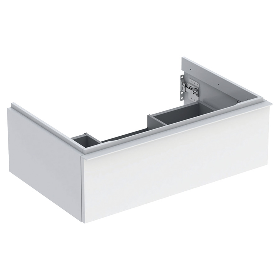 Élement inférieur ICON
74,0 x 24,7 x 47,6 cm
élément à 1 tiroir
poignée: blanc/revêtu par
poudre mat
