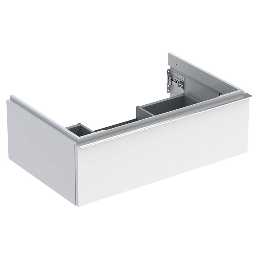 Élement inférieur ICON
74,0 x 24,7 x 47,6 cm
élément à 1 tiroir
poignée: chromé poli