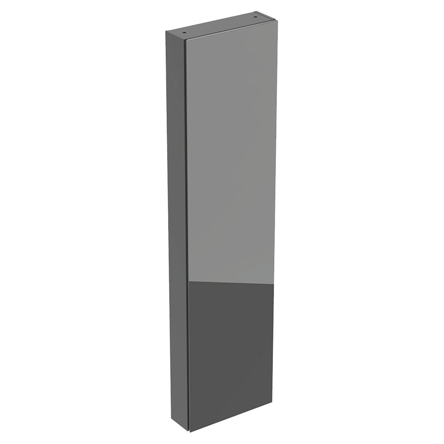 Armoire haute ICON
45,0 x 180,0 x 15,0 cm
armoire de tablette, 1 porte
miroir à l'intérieur
charnières à droite où à
gauche, 7 tablettes