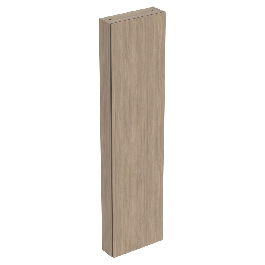 Armoire haute ICON
45,0 x 180,0 x 15,0 cm
armoire de tablette, 1 porte
miroir à l'intérieur
charnières à droite où à
gauche, 7 tablettes