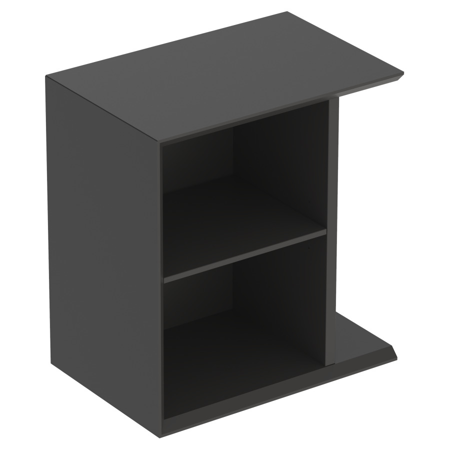 Elément latérale ICON
37,0 x 40,0 x 24,5 cm
armoire de tablette, ouverte
1 tablette