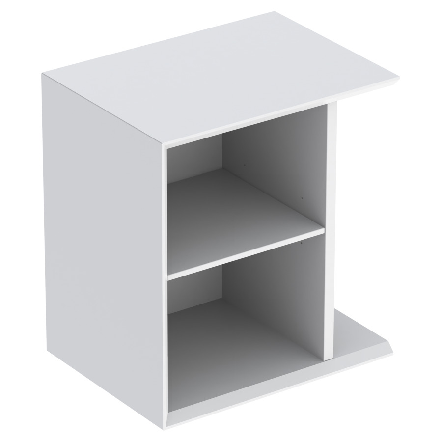 Elément latérale ICON
37,0 x 40,0 x 27,3 cm
armoire de tablette, ouverte
1 tablette