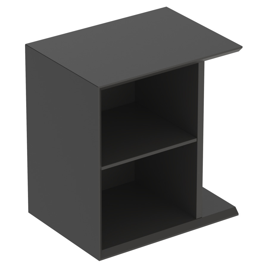 Elément latérale ICON
37,0 x 40,0 x 27,3 cm
armoire de tablette, ouverte
1 tablette