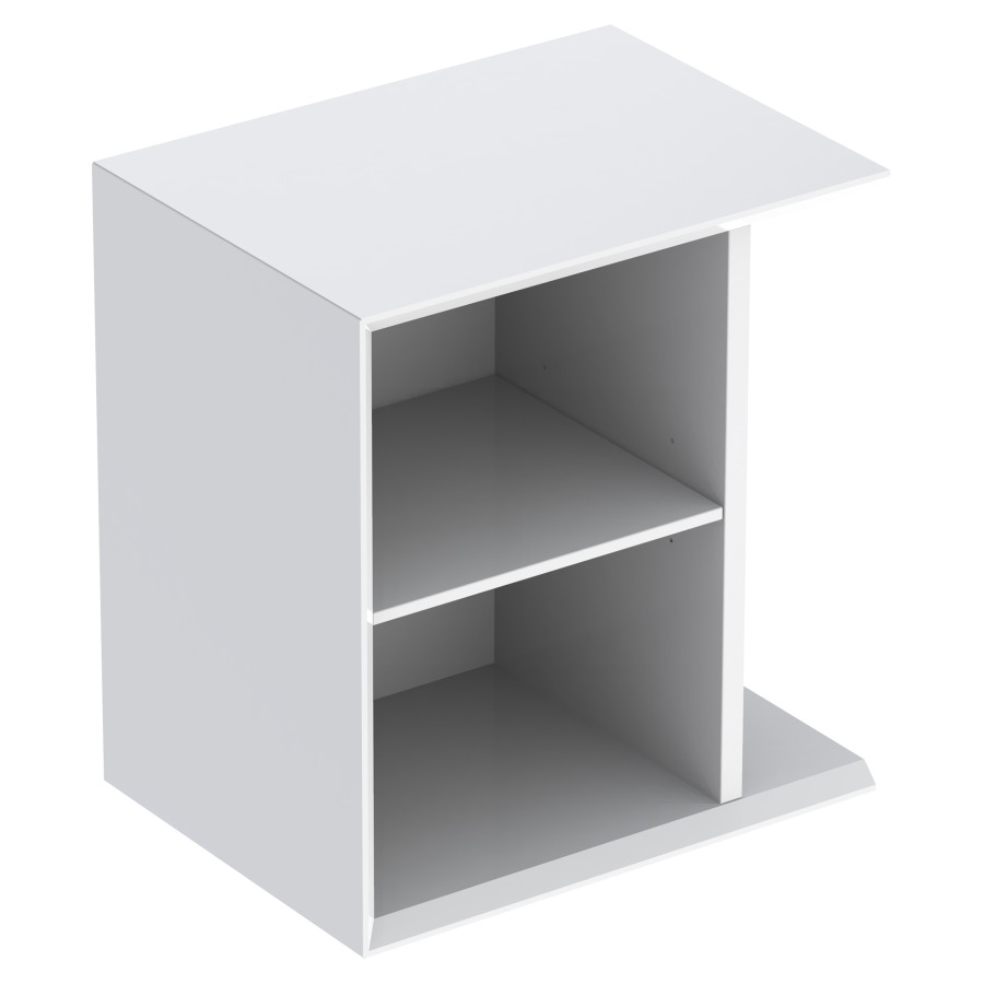 Elément latérale ICON
37,0 x 40,0 x 27,3 cm
armoire de tablette, ouverte
1 tablette