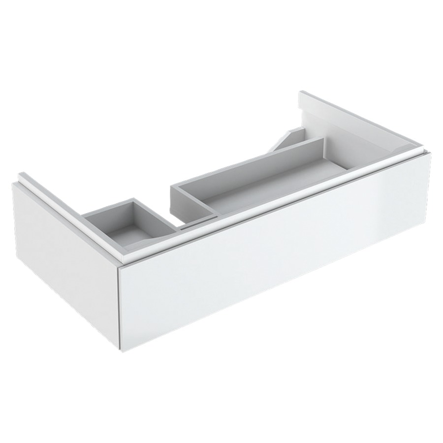 Élément inférieur XENO²
88,0 x 46,2 x 22,0 cm
élément à 1 tiroir
éclairage LED, 3000 K
pour lavabo 211 518
blanc