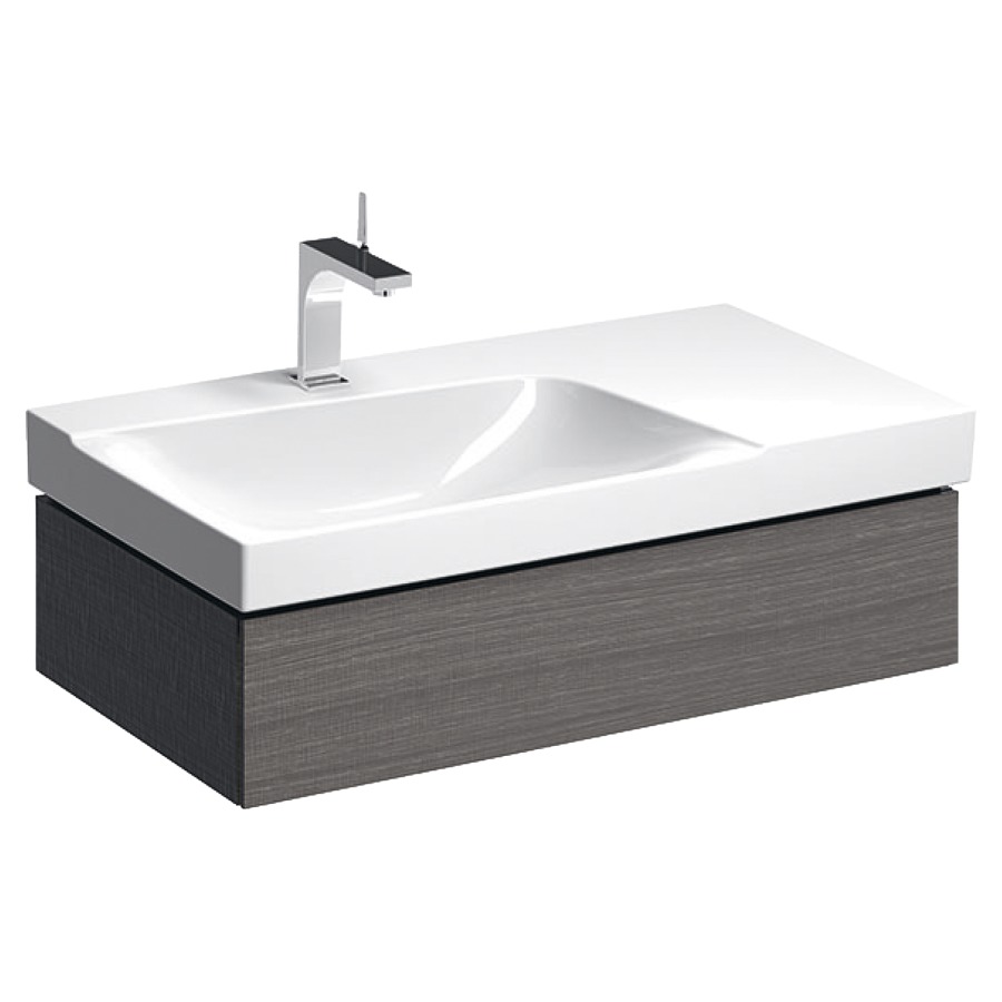 Élément inférieur XENO²
88,0 x 46,2 x 22,0 cm
élément à 1 tiroir
éclairage LED, 3000 K
pour lavabo 211 518
gris