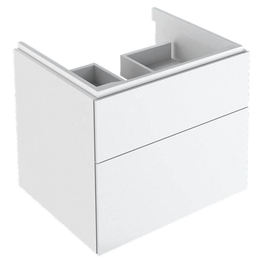 Élément inférieur XENO²
58,0 x 46,2 x 53,0 cm
élément à 2 tiroirs
éclairage LED, 3000 K
blanc