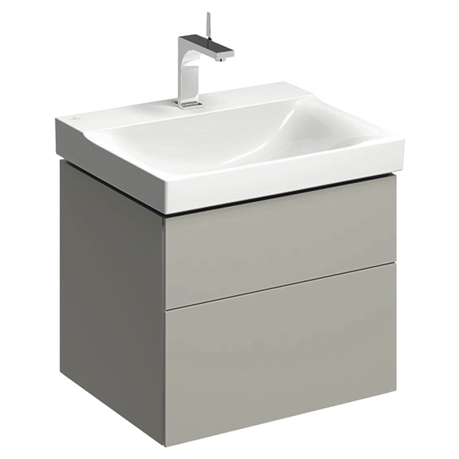 Élément inférieur XENO²
58,0 x 46,2 x 53,0 cm
élément à 2 tiroirs
éclairage LED, 3000 K
grège