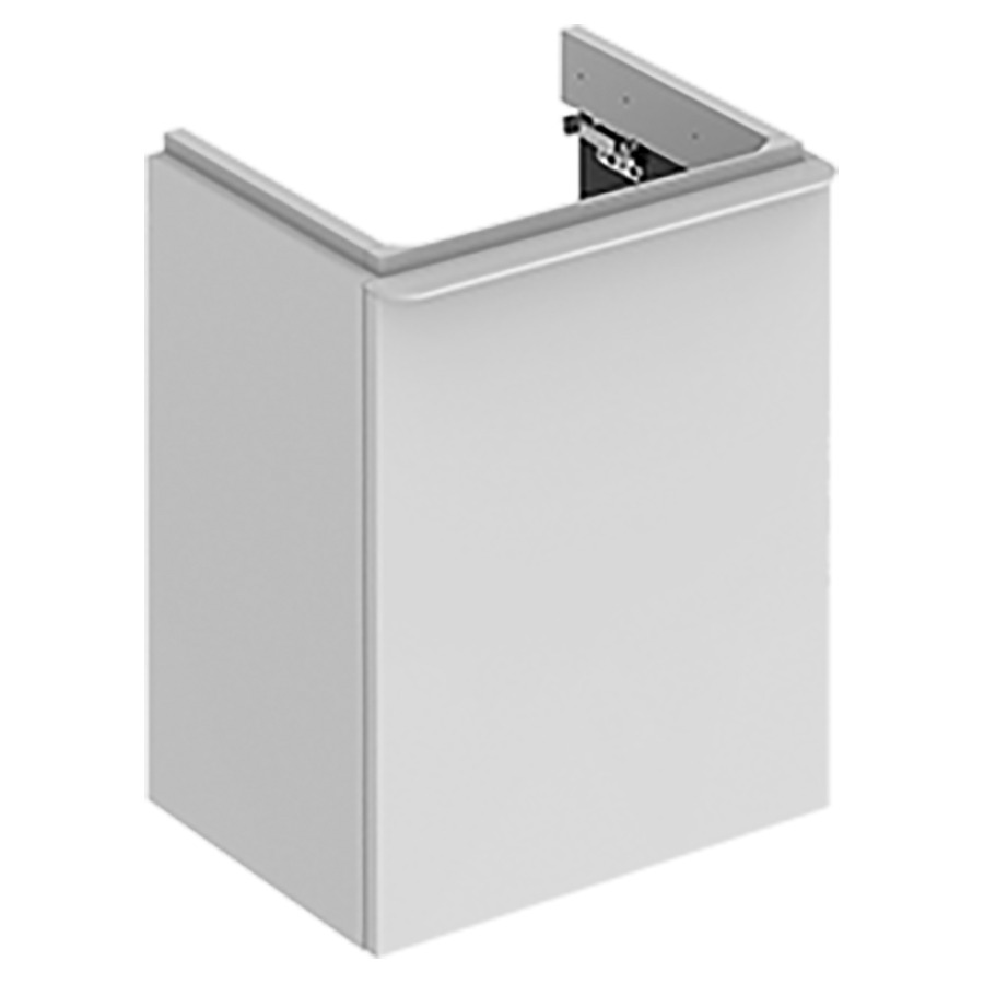 Élément inférieur SMYLE SQUARE
44,2 x 61,7 x 35,6 cm
armoire de tablette, 1 porte
charnières à gauche
pour lave-mains 221 249