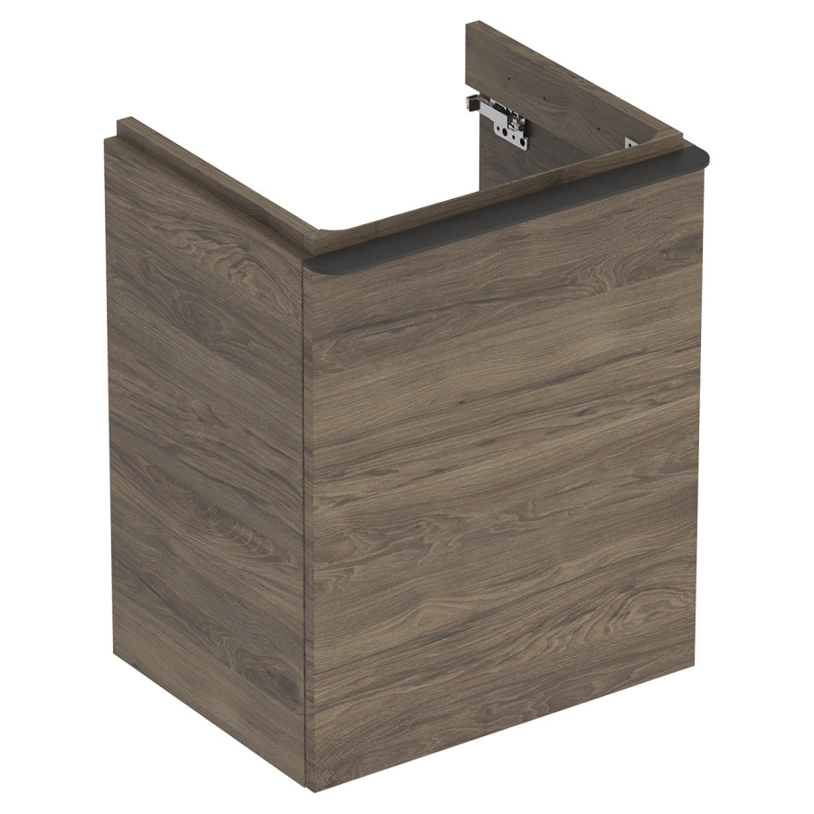 Élément inférieur SMYLE SQUARE
49,2 x 61,7 x 40,6 cm
armoire de tablette, 1 porte
charnières à droite
pour lave-mains 221 250