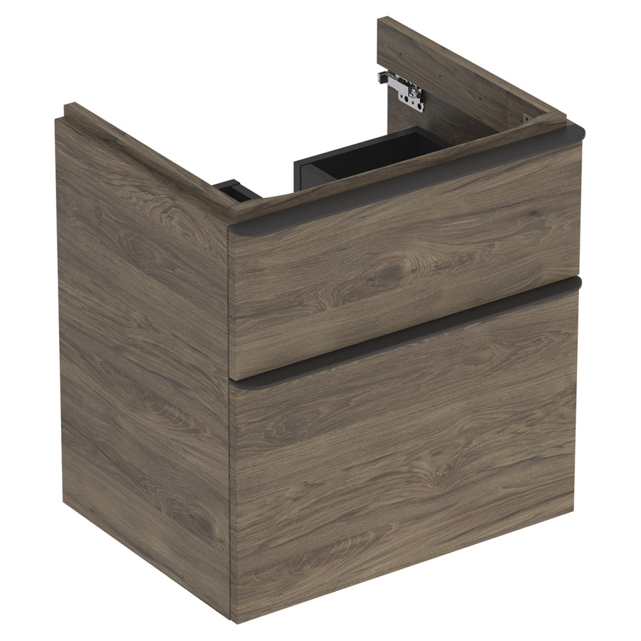 Élément inférieur SMYLE SQUARE
58,4 x 61,7 x 47,0 cm
élément à 2 tiroirs
pour lavabo 211 391