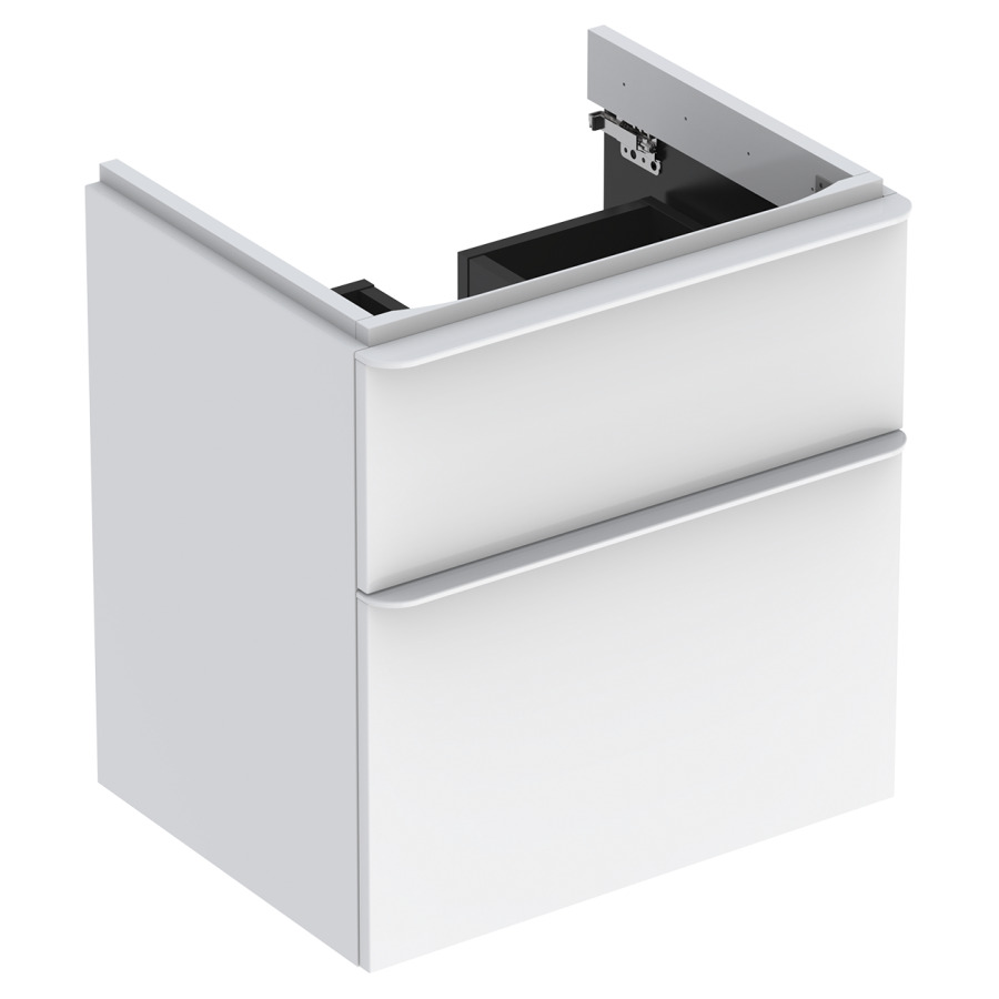 Élément inférieur SMYLE SQUARE
58,4 x 61,7 x 47,0 cm
élément à 2 tiroirs
pour lavabo 211 391