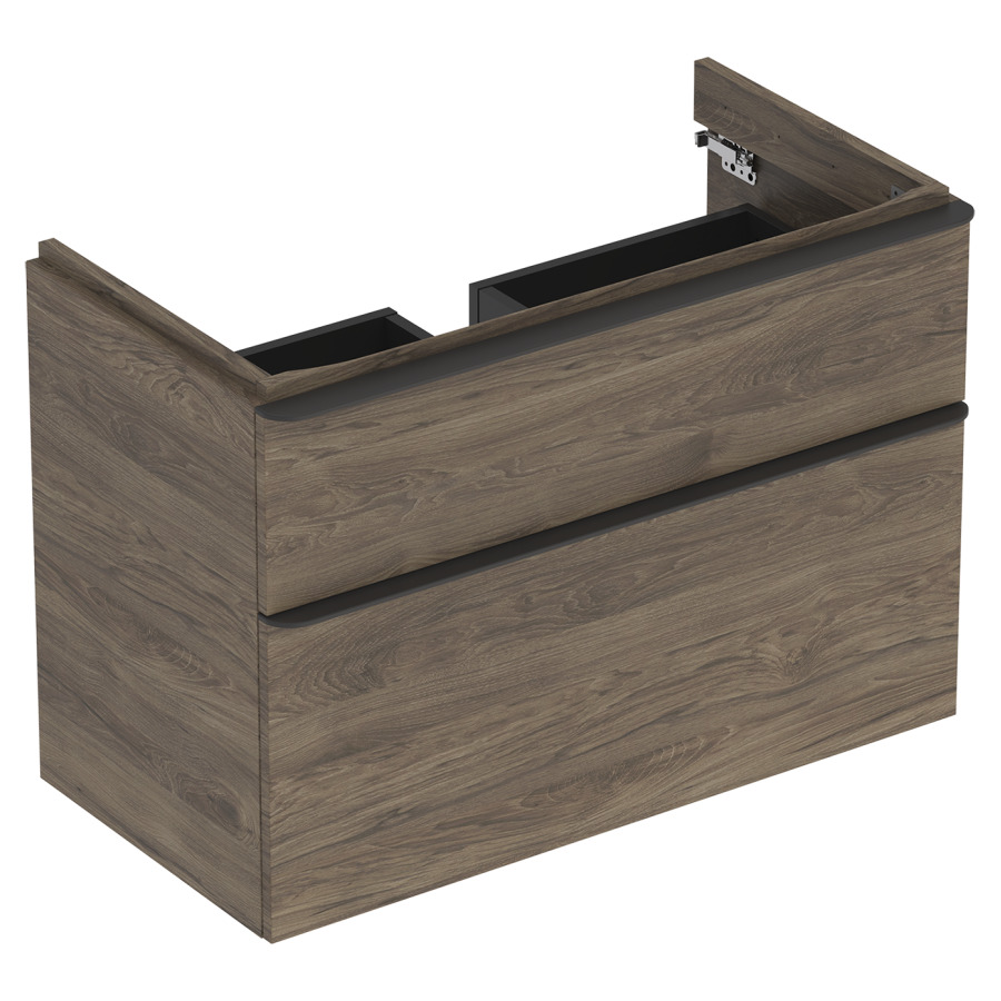 Élément inférieur SMYLE SQUARE
88,4 x 61,7 x 47,0 cm
élément à 2 tiroirs
pour lavabo 211 393