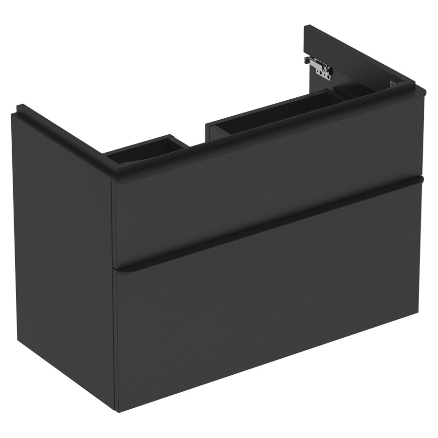 Élément inférieur SMYLE SQUARE
88,4 x 61,7 x 47,0 cm
élément à 2 tiroirs
pour lavabo 211 393
