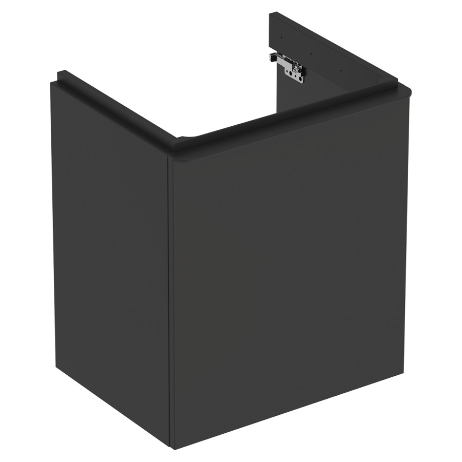 Élément inférieur SMYLE SQUARE
53,6 x 61,7 x 43,3 cm
armoire de tablette, 1 porte
charnières à droite
pour lavabo 211 390
