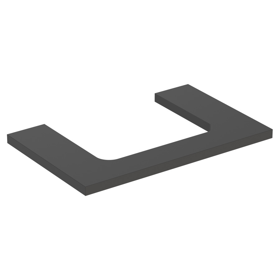 Plaque de recouvrement ONE
75,0 x 3,0 x 47,0 cm
pour lavabo à poser découpe au
centre