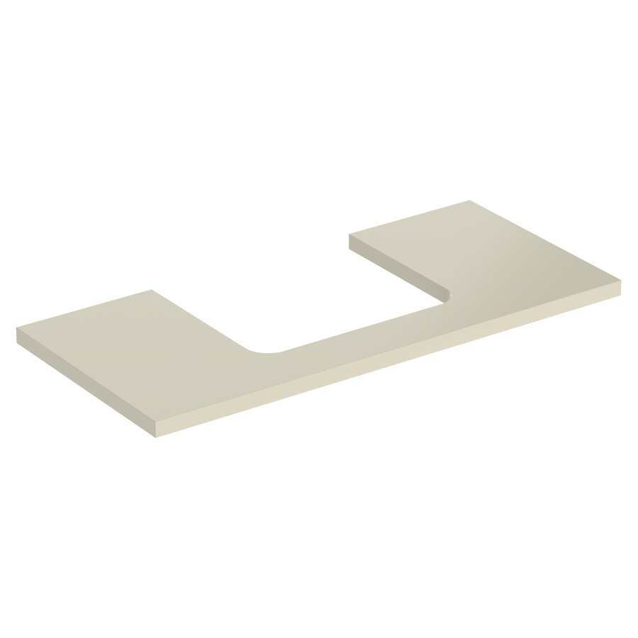 Plaque de recouvrement ONE
105,0 x 3,0 x 47,0 cm
pour lavabo à poser découpe au
centre