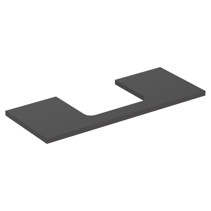 Plaque de recouvrement ONE
120,0 x 3,0 x 47,0 cm
pour lavabo à poser découpe au
centre