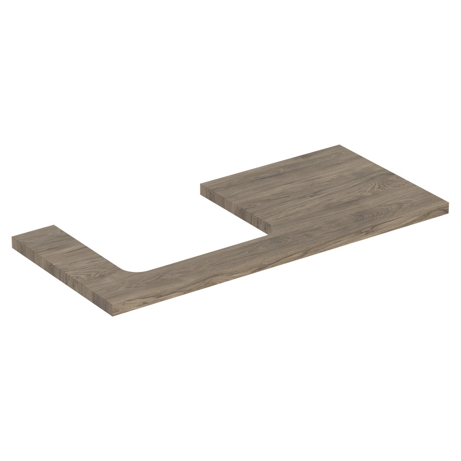 Plaque de recouvrement ONE
105,0 x 3,0 x 47,0 cm
pour lavabo à poser découpe à
gauche