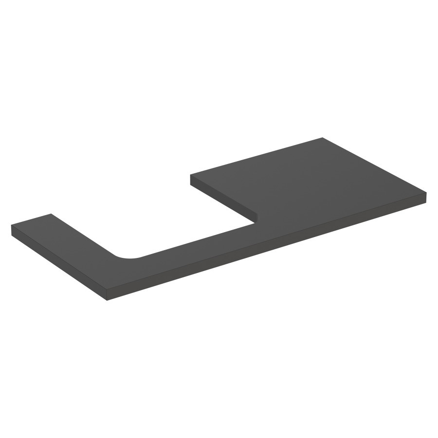 Plaque de recouvrement ONE
105,0 x 3,0 x 47,0 cm
pour lavabo à poser découpe à
gauche