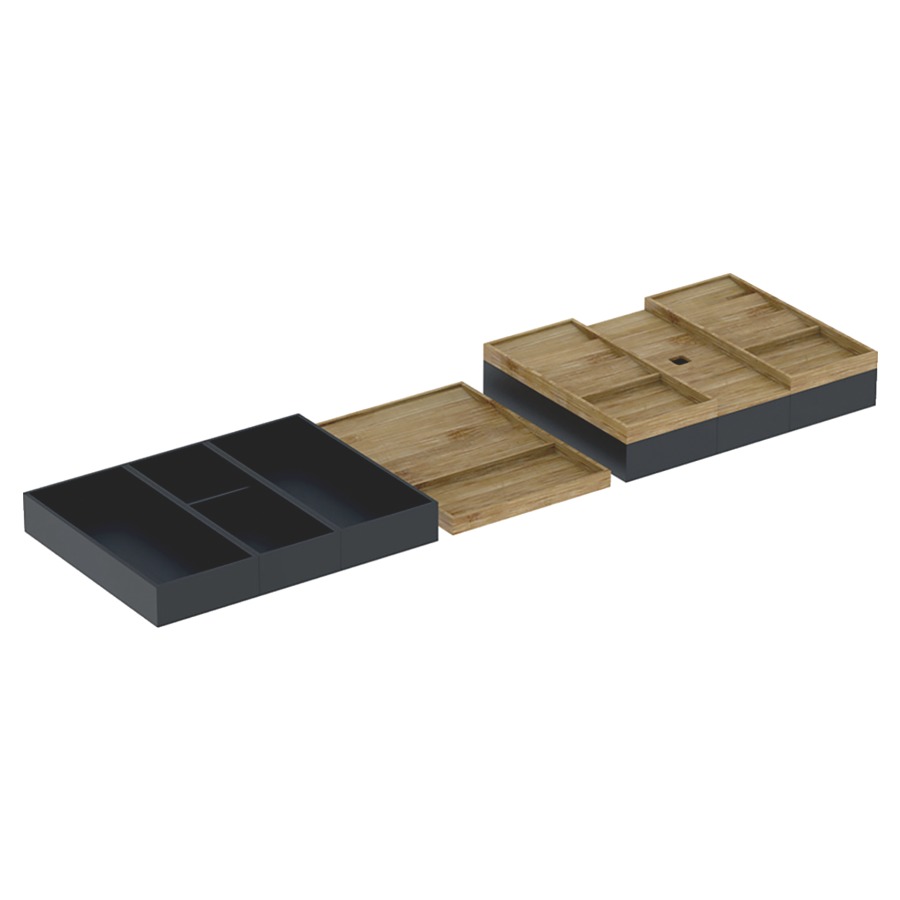 Set rangement pour armoires
ONE/ICON
L 120 cm, pour tiroir en haut