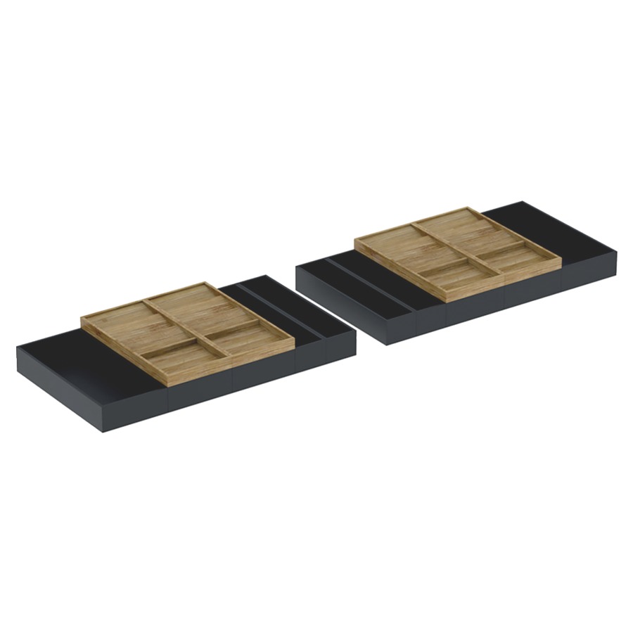 Set rangement pour armoires
ONE/ICON
L 135 cm, pour tiroir en haut