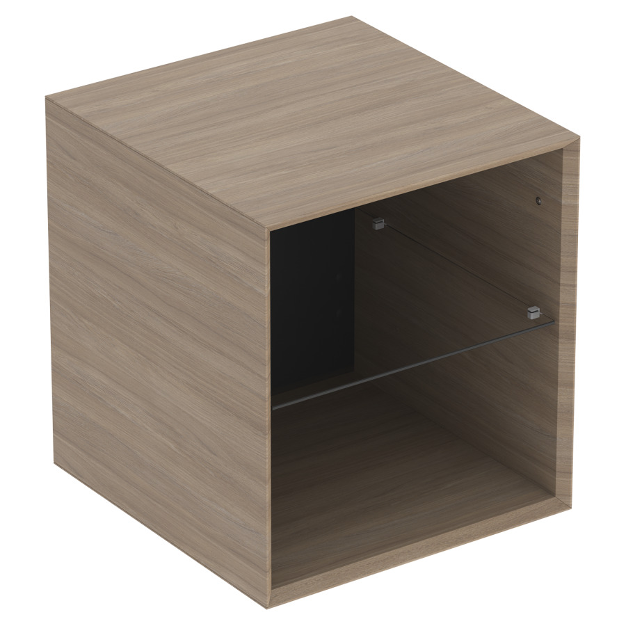 Elément latérale ONE
45,0 x 49,2 x 47,0 cm
armoire de tablette, ouverte
1 tablette