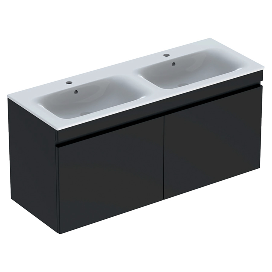 Combination de lavabo RENOVA
PLAN, 130,0 x 62,2 x 48,0 cm
élément à 2 tiroirs
avec lavabo, avec trop-plein
sans siphon gain de place
855 107