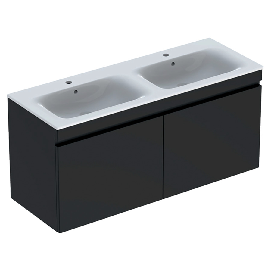 Combination de lavabo RENOVA
PLAN, 130,0 x 62,2 x 48,0 cm
élément à 2 tiroirs
avec lavabo, avec trop-plein
sans siphon gain de place
855 107