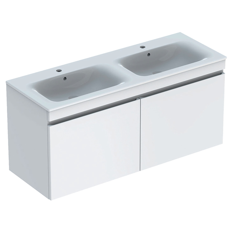 Combination de lavabo RENOVA
PLAN, 130,0 x 62,2 x 48,0 cm
élément à 2 tiroirs
avec lavabo, avec trop-plein
sans siphon gain de place
855 107