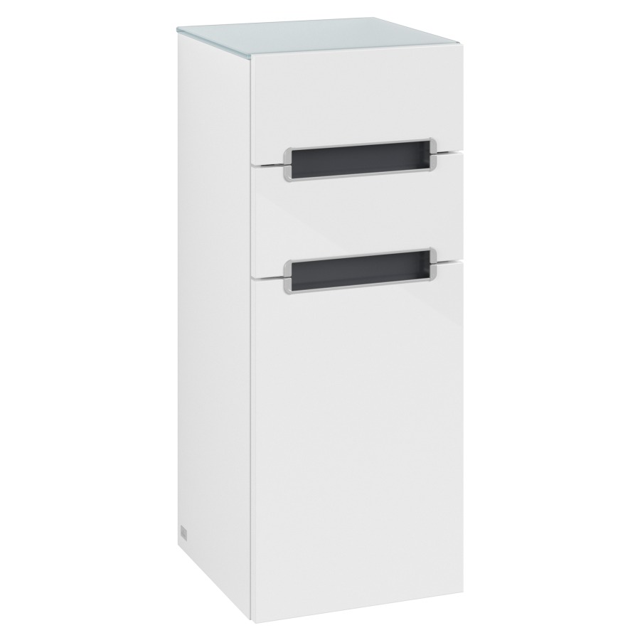 Armoire mi-haute SUBWAY 2.0
35,4 x 85,7 x 37 cm
élément à 2 tiroirs, armoire
de tablette, 1 porte
charnières à gauche, plaque
de recouvrement: Blanc