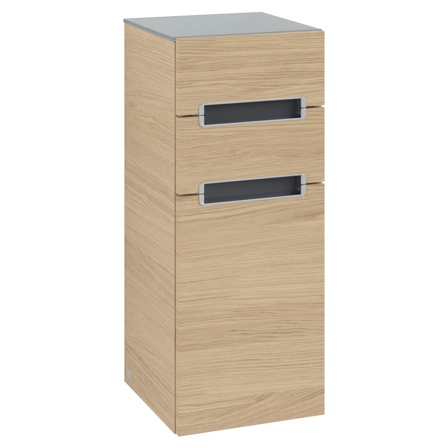 Armoire mi-haute SUBWAY 2.0
35,4 x 85,7 x 37 cm
élément à 2 tiroirs, armoire
de tablette, 1 porte
charnières à droite, plaque
de recouvrement: Gris - Argent