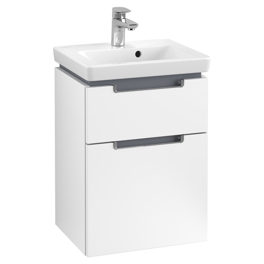 Élément inférieur SUBWAY 2.0
44,0 x 59,0 x 35,2 cm
pour lave-mains Subway 2.0
45 cm, élément à 2 tiroirs
