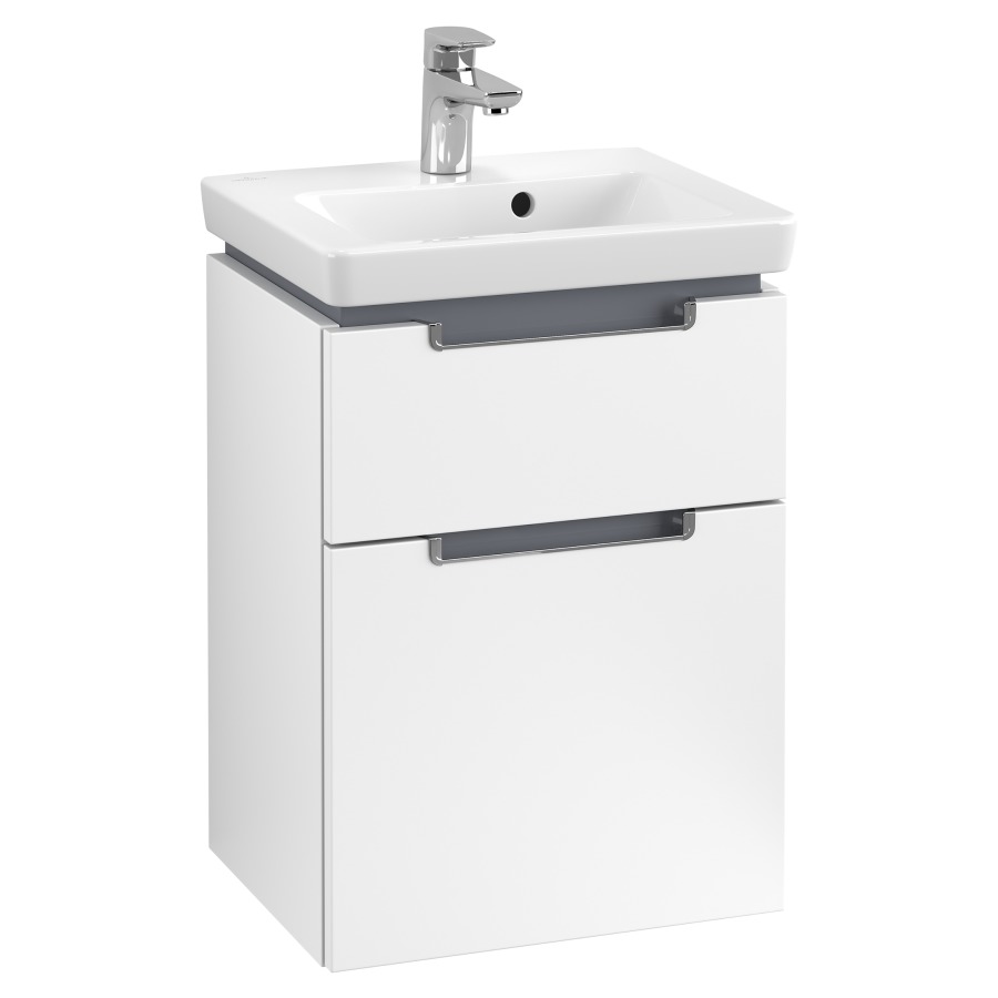 Élément inférieur SUBWAY 2.0
44,0 x 59,0 x 35,2 cm
pour lave-mains Subway 2.0
45 cm, élément à 2 tiroirs