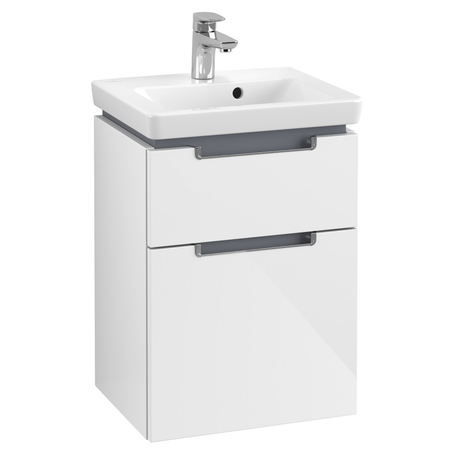 Élément inférieur SUBWAY 2.0
44,0 x 59,0 x 35,2 cm
pour lave-mains Subway 2.0
45 cm, élément à 2 tiroirs