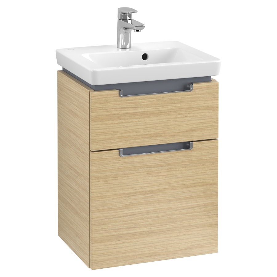 Élément inférieur SUBWAY 2.0
44,0 x 59,0 x 35,2 cm
pour lave-mains Subway 2.0
45 cm, élément à 2 tiroirs