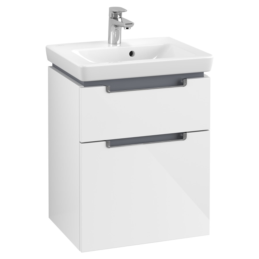 Élément inférieur SUBWAY 2.0
48,5 x 59,0 x 38,0 cm
pour lave-mains Subway 2.0
50 cm, élément à 2 tiroirs