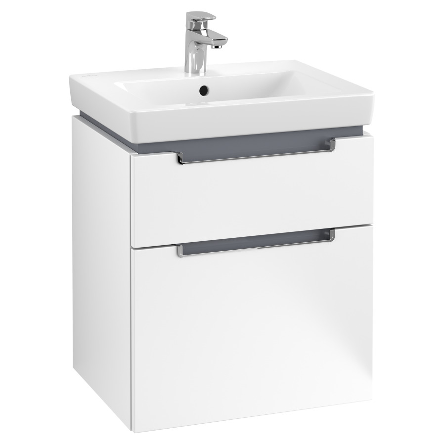 Élément inférieur SUBWAY 2.0
53,7 x 59,0 x 42,3 cm
pour lavabo Subway 2.0 55 cm
élément à 2 tiroirs