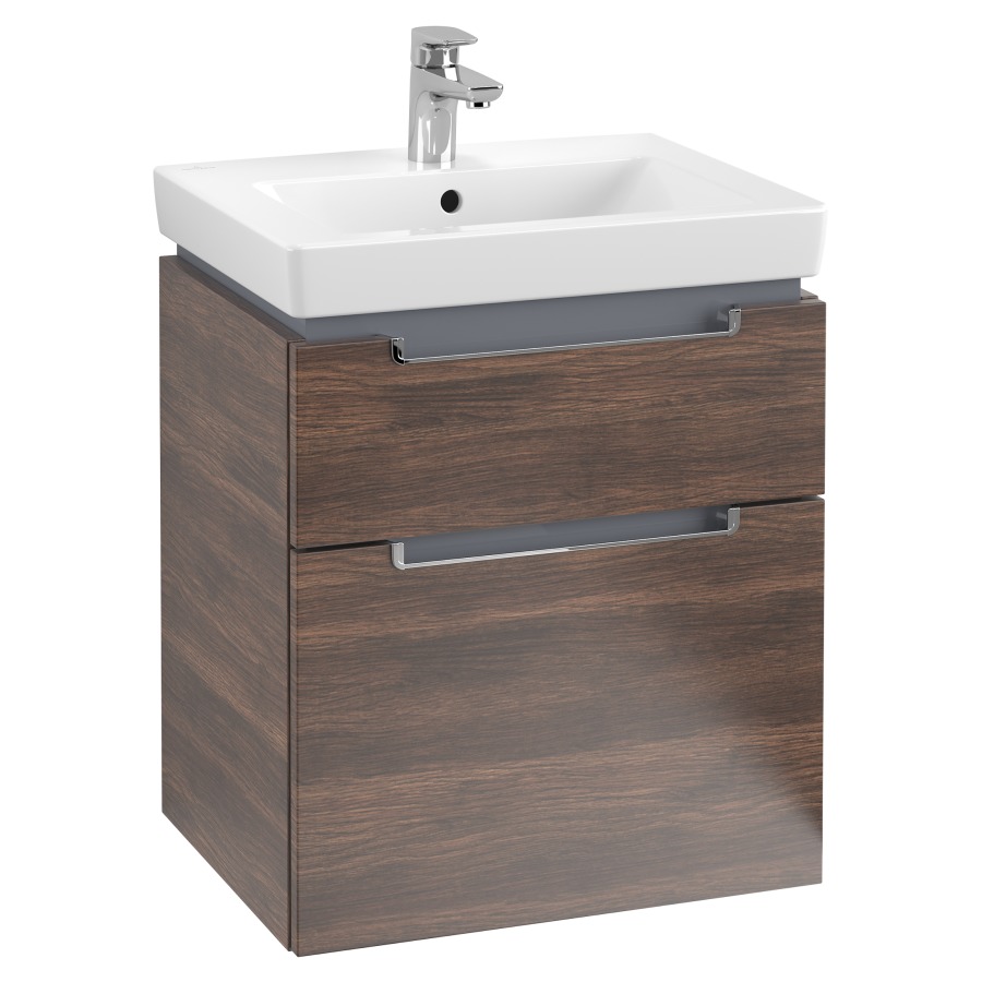 Élément inférieur SUBWAY 2.0
53,7 x 59,0 x 42,3 cm
pour lavabo Subway 2.0 55 cm
élément à 2 tiroirs