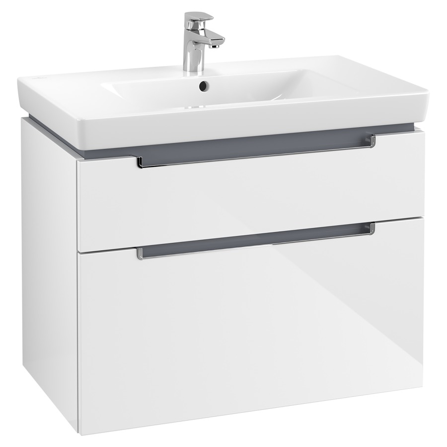Élément inférieur SUBWAY 2.0
78,7 x 59,0 x 44,9 cm
pour lavabo Subway 2.0 80 cm
élément à 2 tiroirs