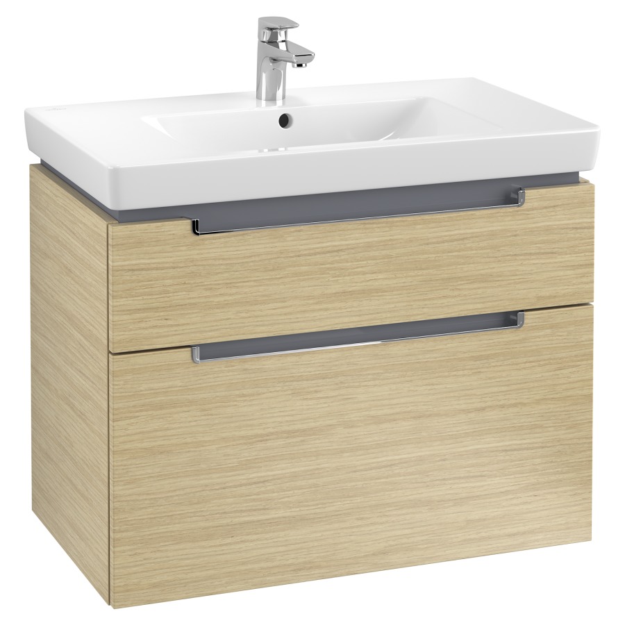 Élément inférieur SUBWAY 2.0
78,7 x 59,0 x 44,9 cm
pour lavabo Subway 2.0 80 cm
élément à 2 tiroirs