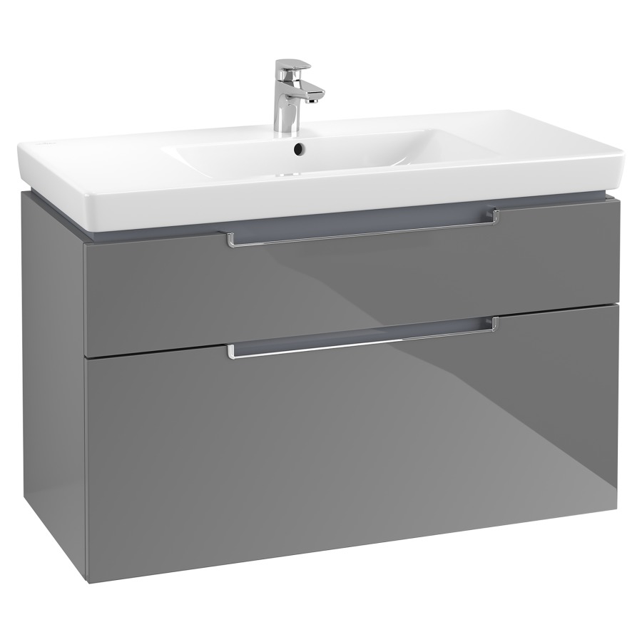 Élément inférieur SUBWAY 2.0
98,7 x 59,0 x 44,9 cm
pour lavabo Subway 2.0 100 cm
élément à 2 tiroirs