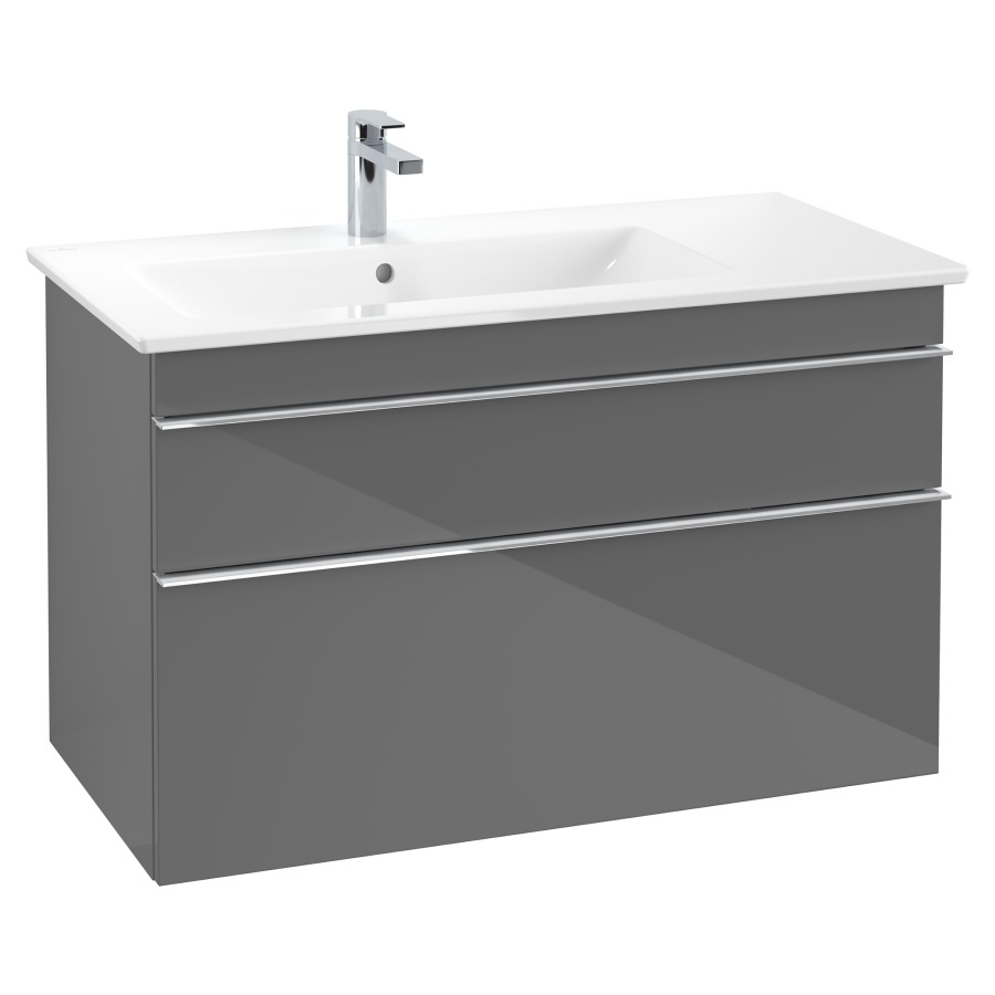 Élément inférieur VENTICELLO
95,3 x 59,0 x 50,2  cm
pour lavabo Venticello 100 cm
lavabo à gauche, élément
à 2 tiroirs