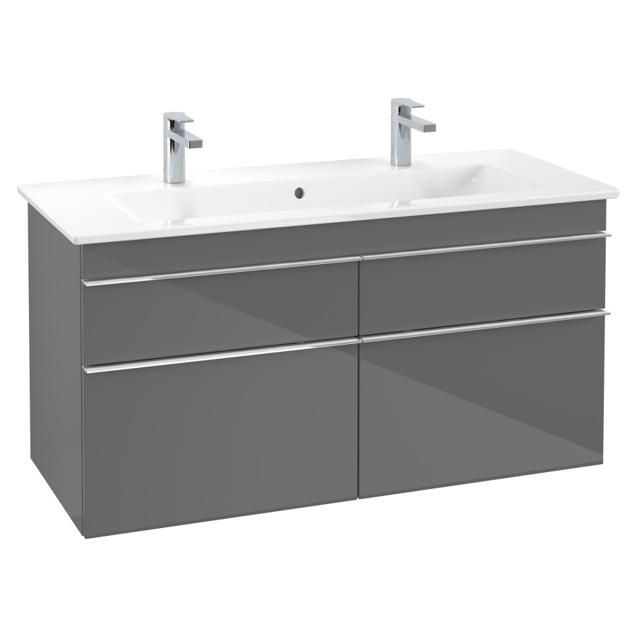 Élément inférieur VENTICELLO
115,3 x 59,0 x 50,2  cm
pour lavabo Venticello 120 cm
avec 2 robinetterie
2 éléments à chacune 2 tiroirs